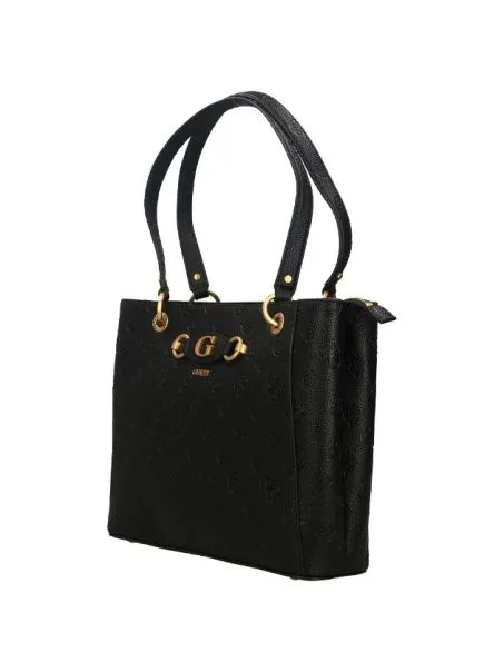 Borsa Simil Pelle Guess Izzy Peony PD920925 Nero Logo