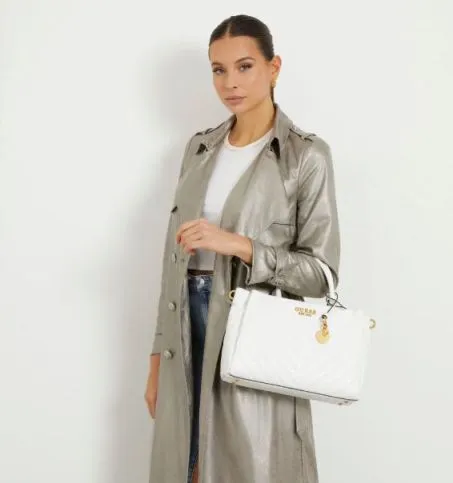 Borsa Simil Pelle Guess Jania GA919906 Bianco