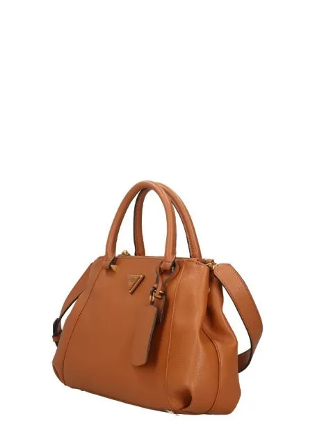 Borsa Simil Pelle Guess Laryn BA919606 Cognac