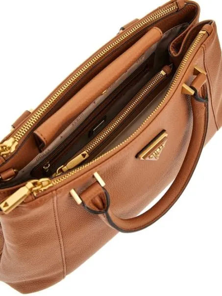 Borsa Simil Pelle Guess Laryn BA919606 Cognac