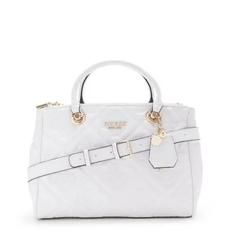 Borsa Simil Pelle Guess Marieke QM922906 Bianco