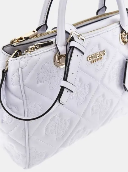 Borsa Simil Pelle Guess Marieke QM922906 Bianco