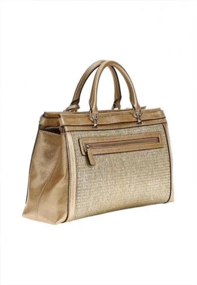 Borsa Simil Pelle Guess Sestri WG898506 Oro