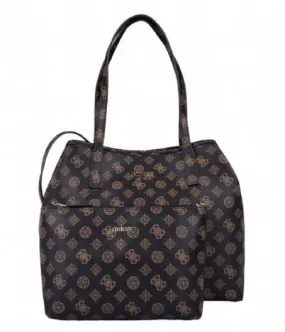 Borsa Simil Pelle Guess Vikky PQ699528 Brown