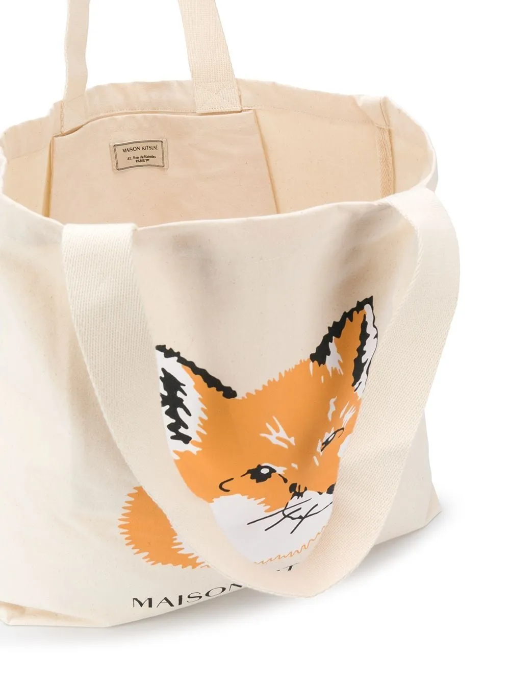 borsa tote ecrù