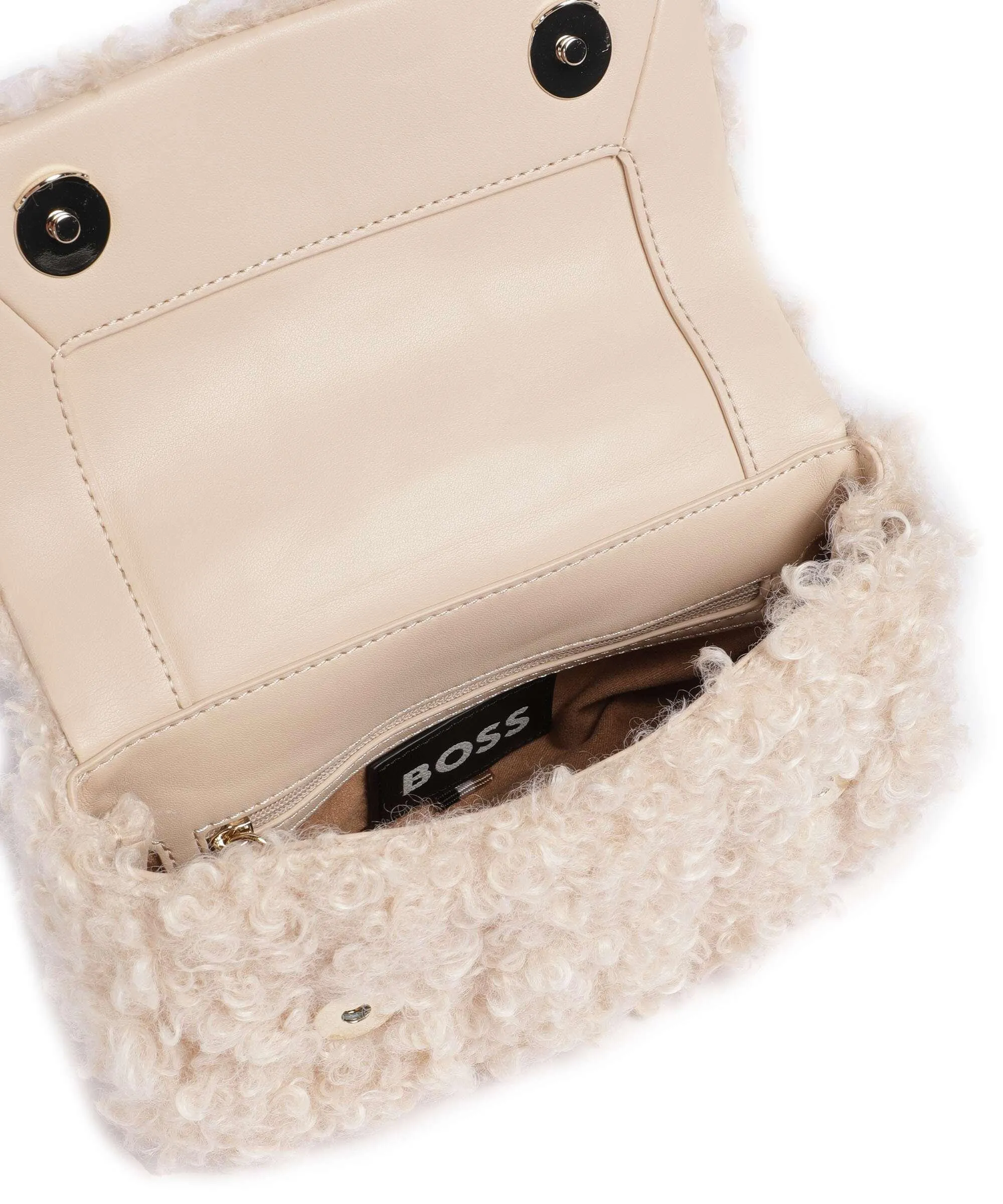  BOSS B Icon Borsa a spalla poliestere, pelle sintetica sabbia  