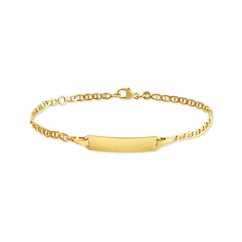 Bracciale Con Targhetta Holy Oro Giallo 375/1000 14 + 2 cm 1415986