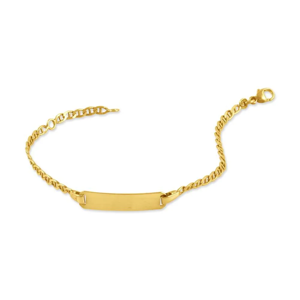 Bracciale Con Targhetta Holy Oro Giallo 375/1000 14 + 2 cm 1415986