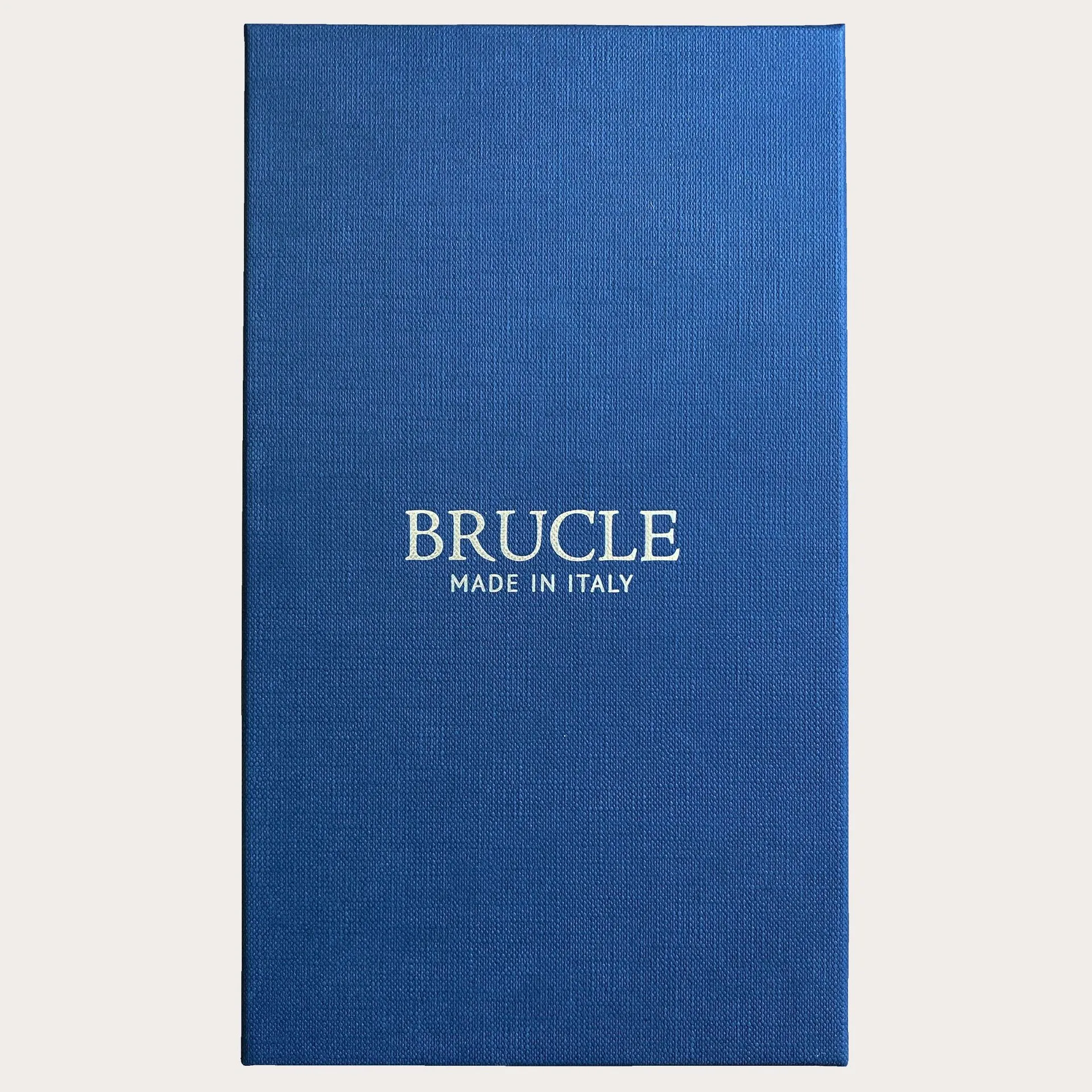 Bretelle elastiche fantasia con righe, bordeaux e blu, doppio uso