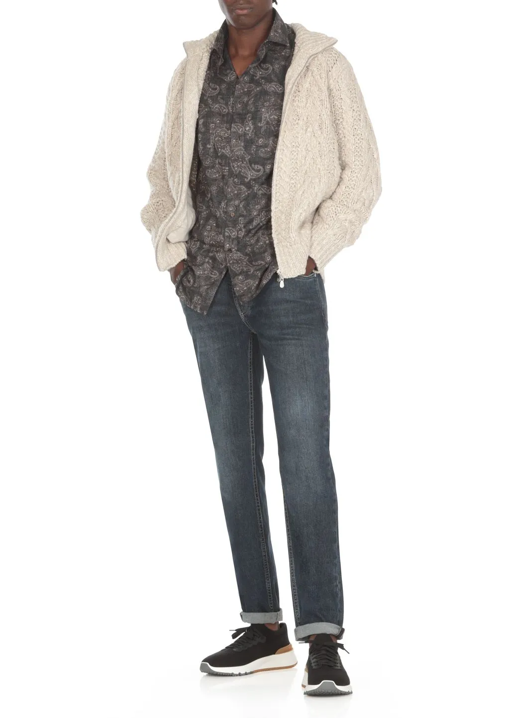  Brunello Cucinelli Camicia Paisley 