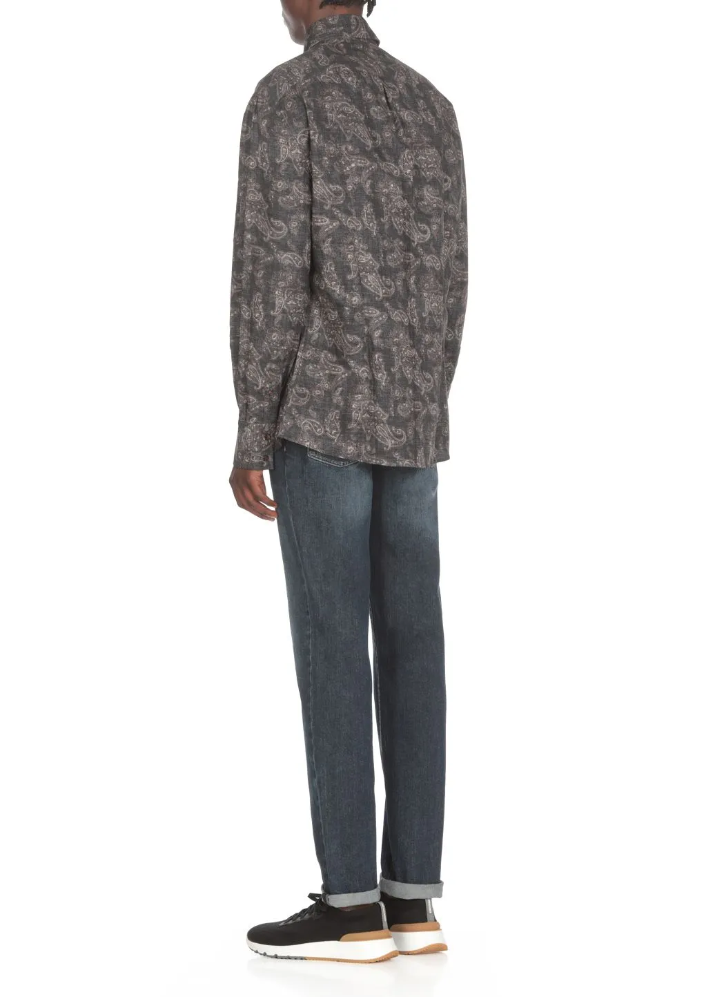  Brunello Cucinelli Camicia Paisley 