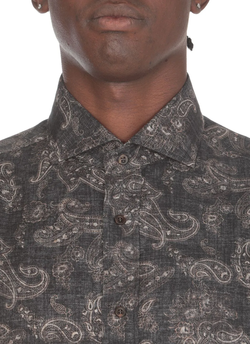  Brunello Cucinelli Camicia Paisley 
