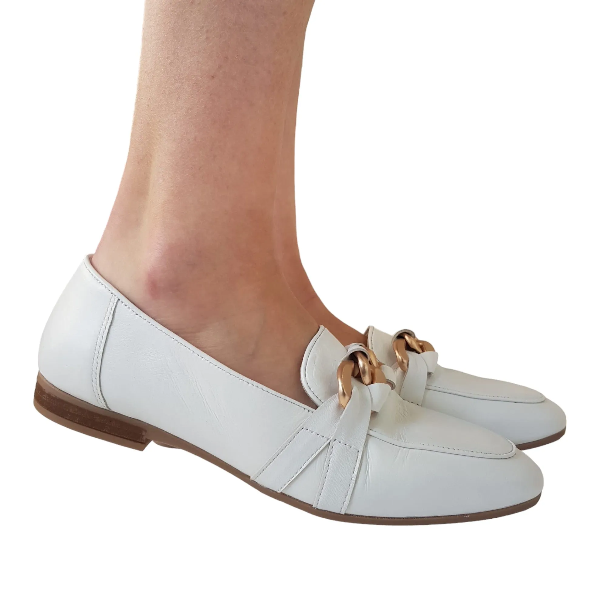 Cafe'Noir mocassino Donna Bianco rif.765