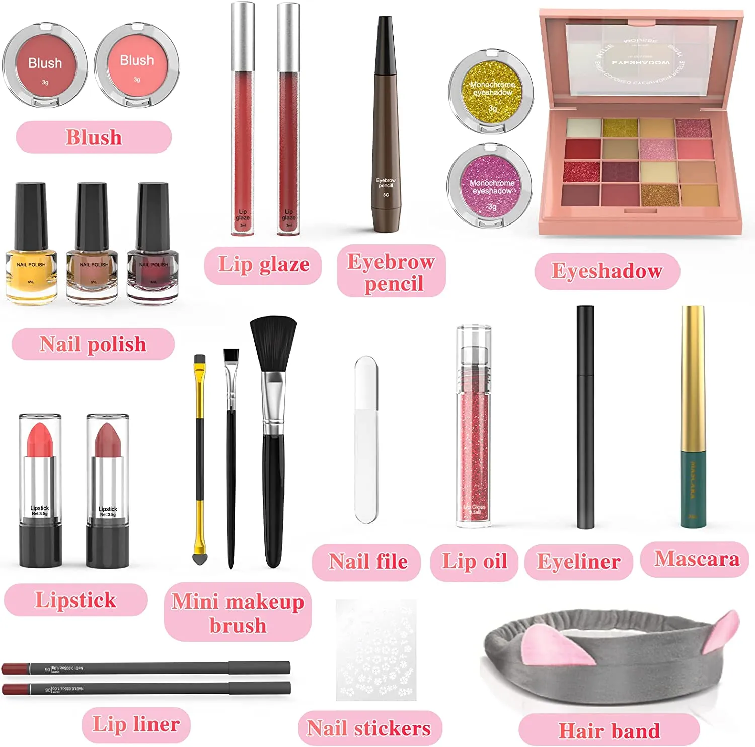 Calendario dell'Avvento Beauty 2022 Calendario Avvento Makeup - Calendario Conto alla Rovescia Natale Set da 24 Prodotti per Occ