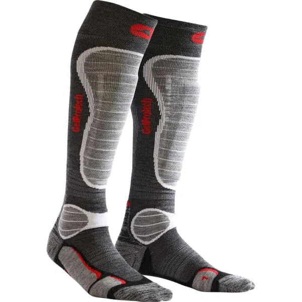 Calzino da sci MONNET MI-BAS GELPROTECH SKI LAINE  GRIS