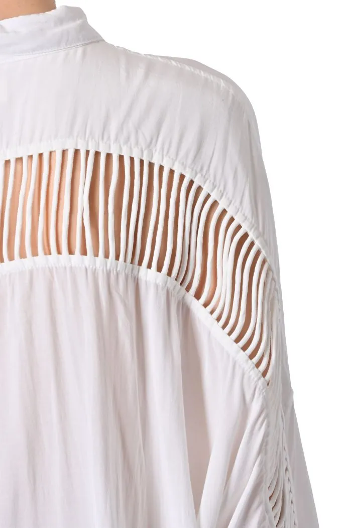 Camicia Clara oversize traforata di Karma Koma