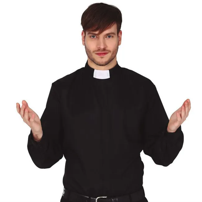 Camicia da prete adulto