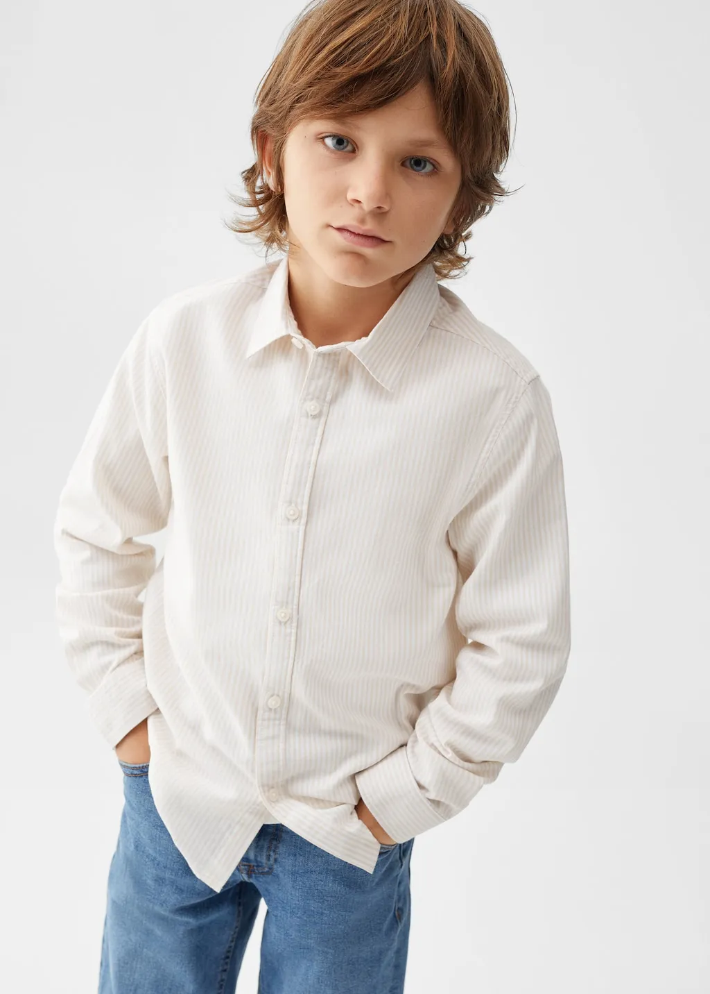 Camicia oxford righe
