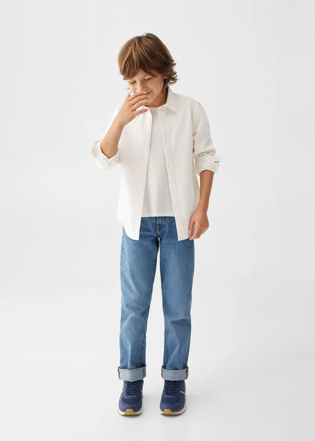 Camicia oxford righe