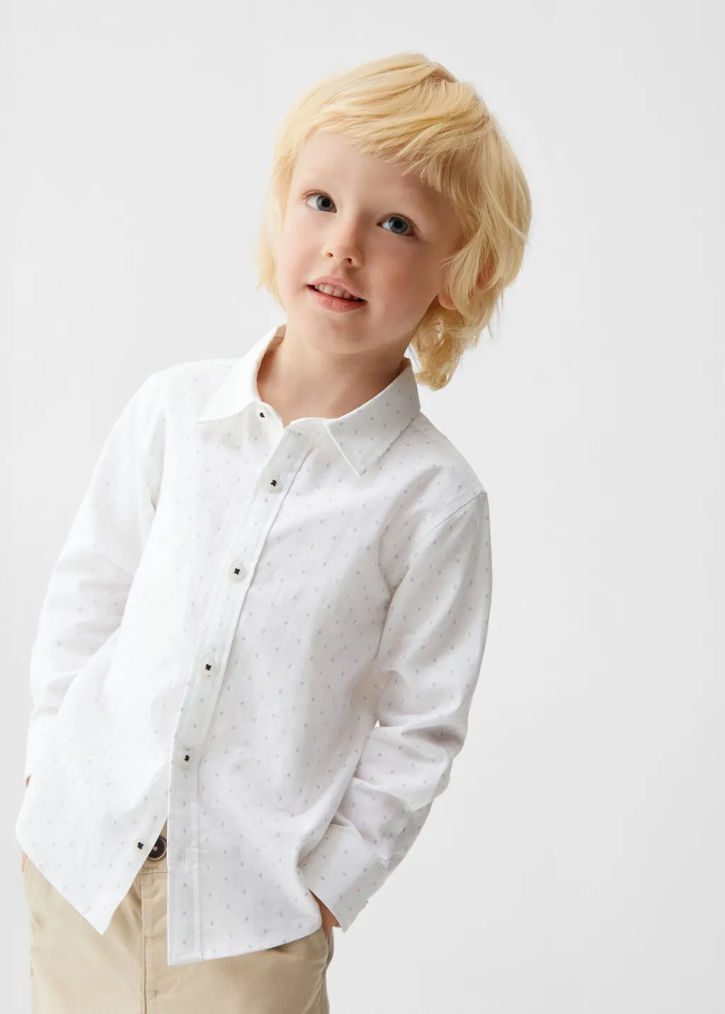 Camicia Oxford stampa