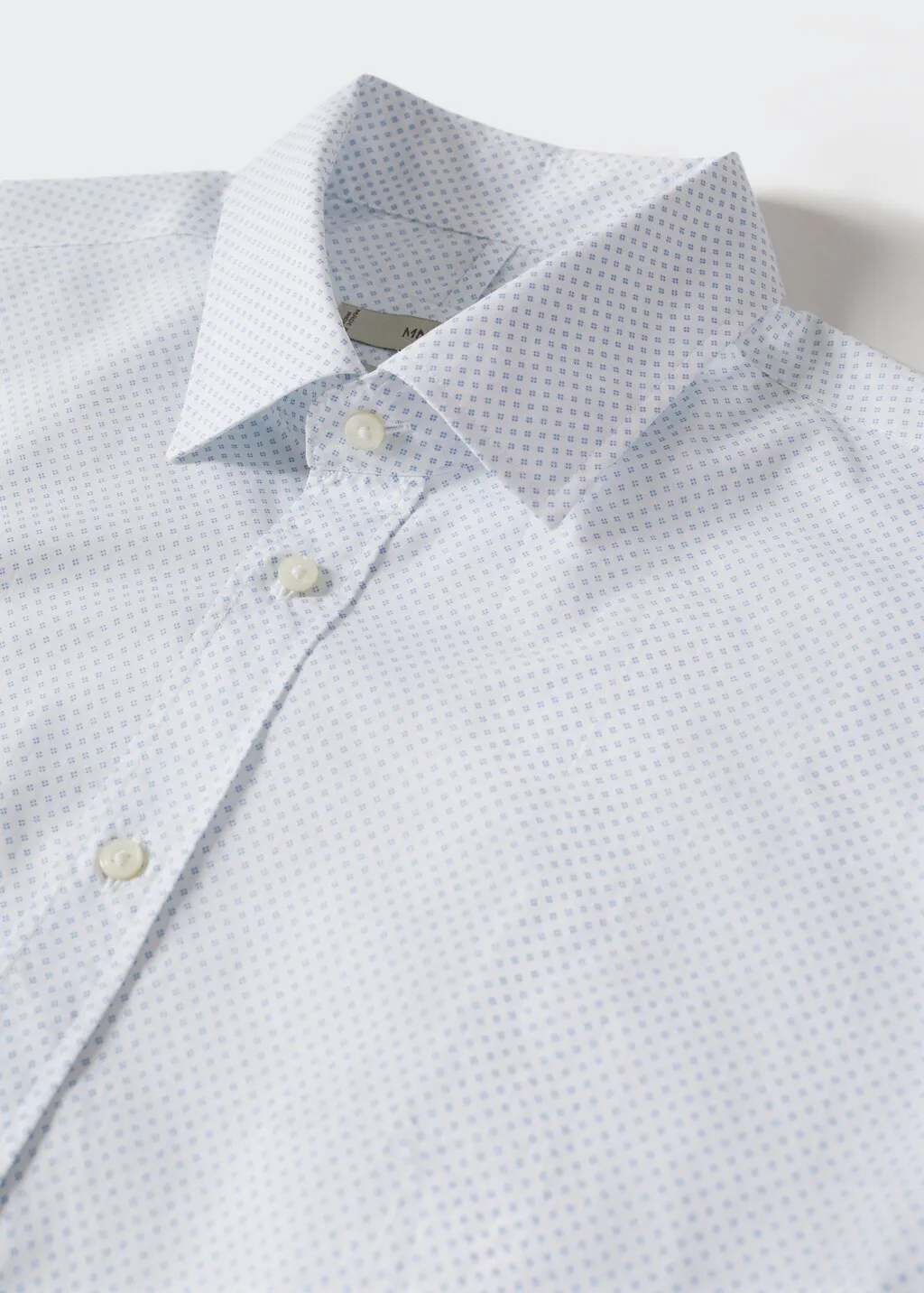 Camicia slim-fit micro-stampa