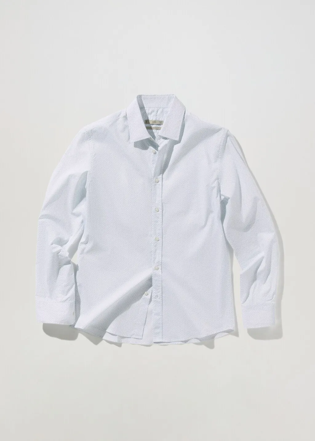 Camicia slim-fit micro-stampa