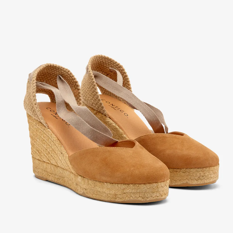 Campesina Lace Up Cuoio