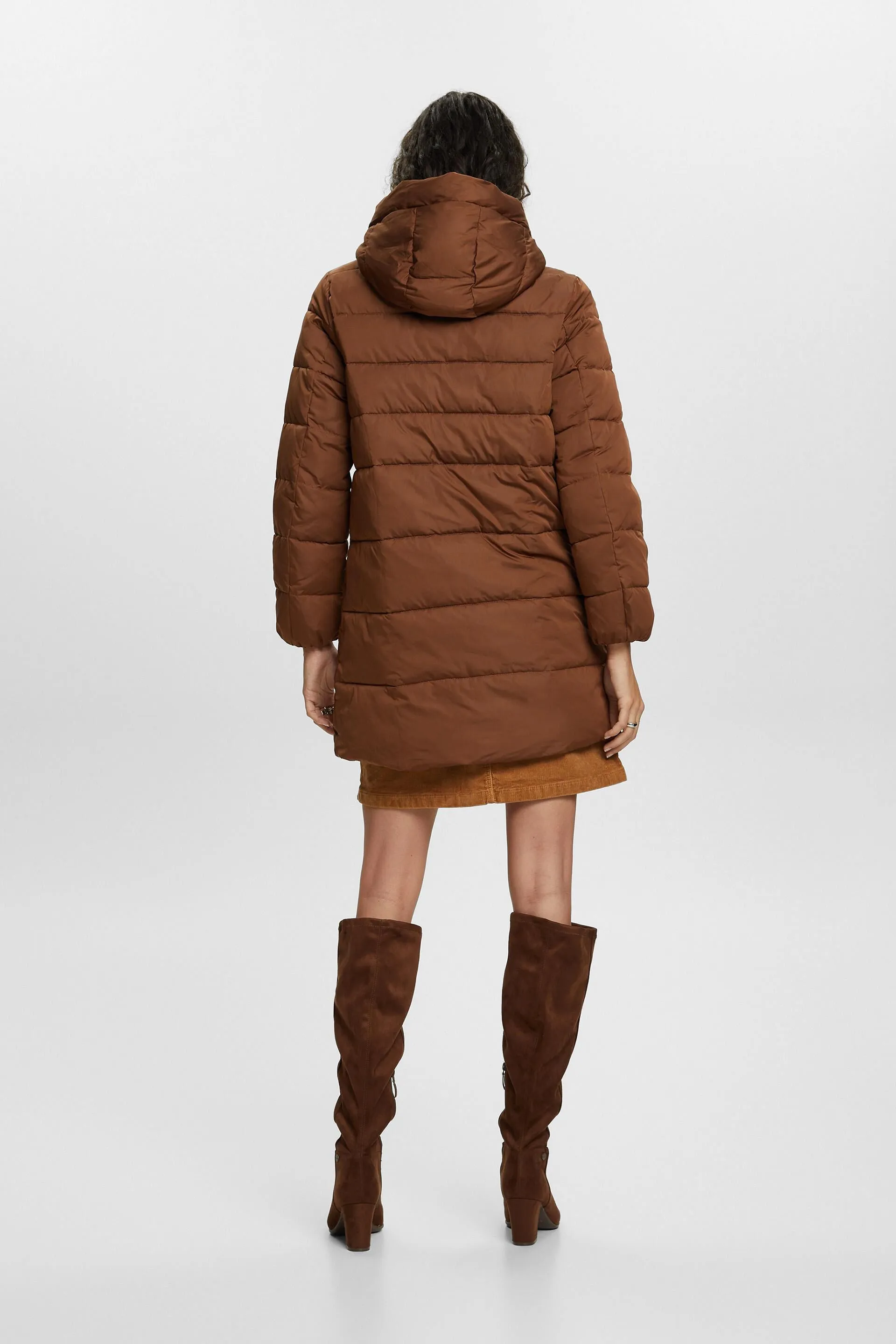 Cappotto a piumino con cappuccio