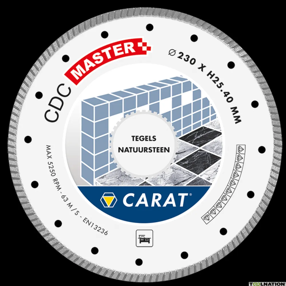 Carat CDCM230400 Lama diamantata TILES / NATURAL STONE CDC MASTER 230x25,4MM