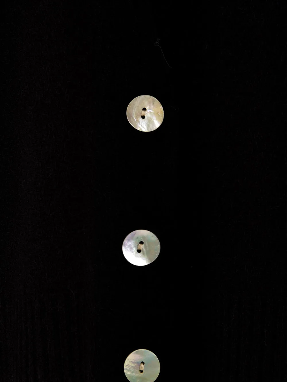 Cardigan Donna nero a tre bottoni