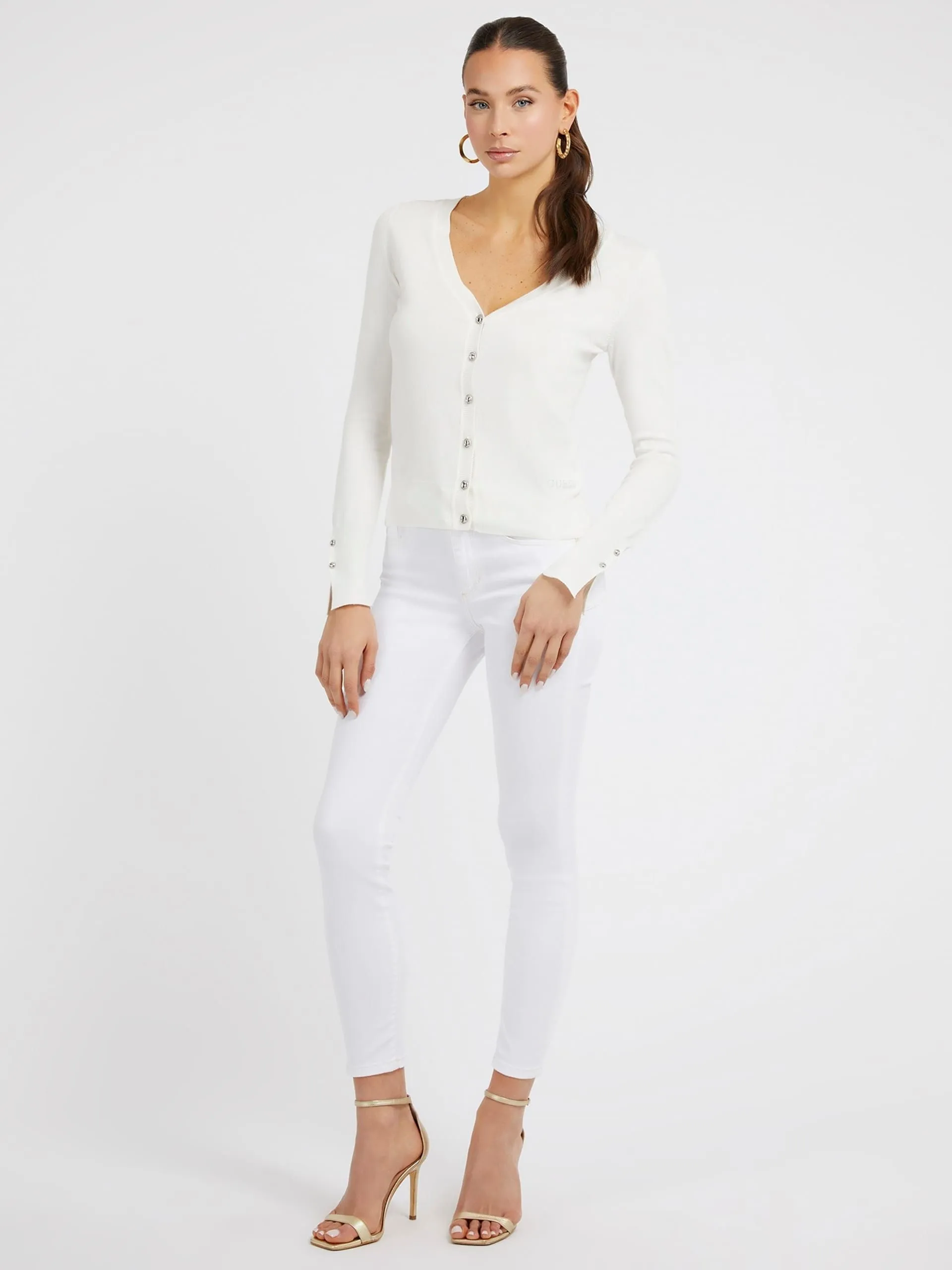 Cardigan in misto viscosa guess