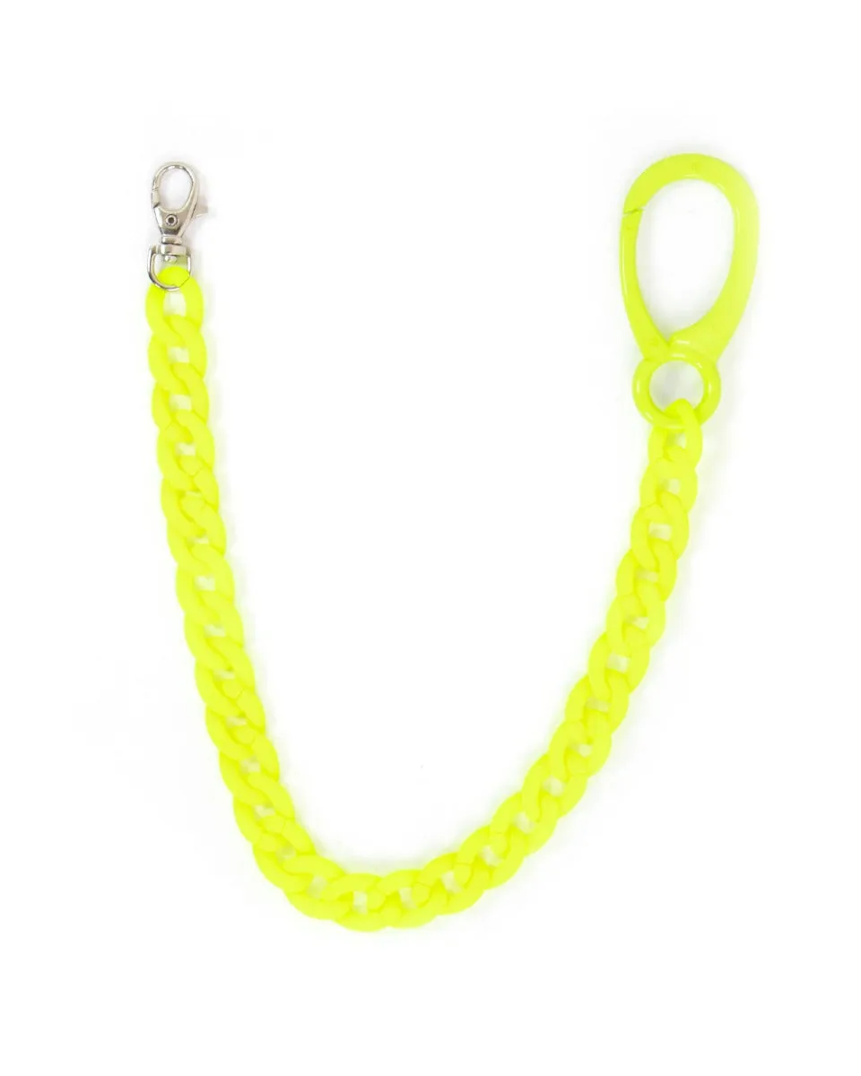 Catena da Pantalone Uomo Unisex Giallo Fluo Casual Accessorio GIOSAL-TR1000A