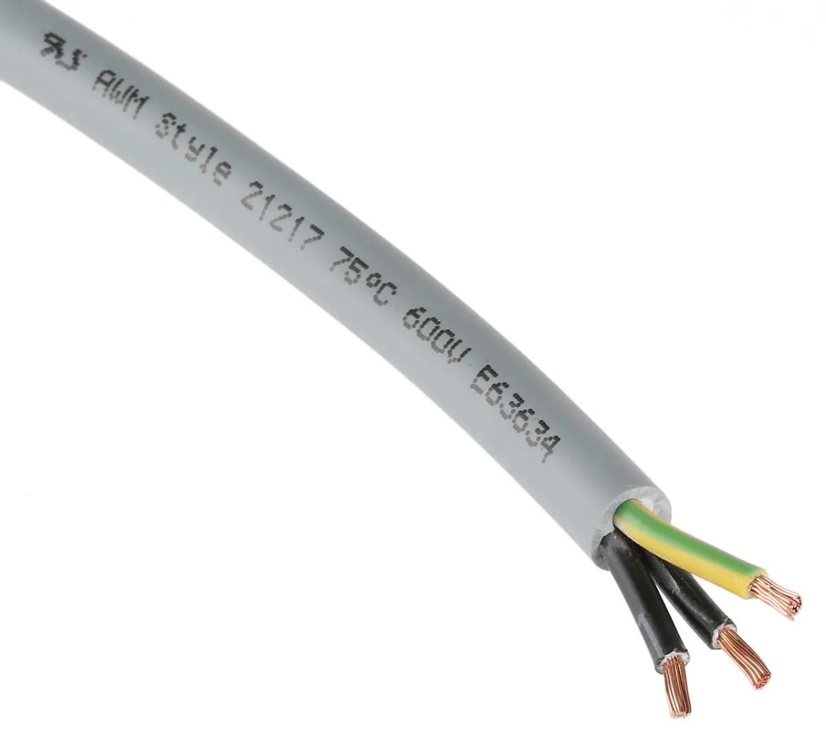 Cavo industriale multipolare non schermato a 3 cond. 1,5 mm², 15 AWG, 500 V, Ø6.7mm, L. 50m