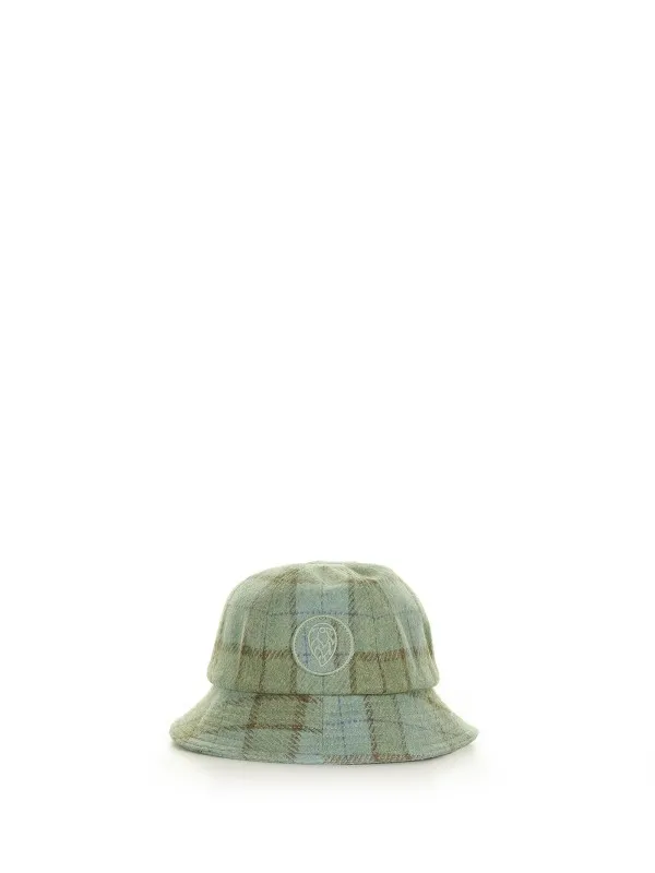 Checked fisherman style Franz hat