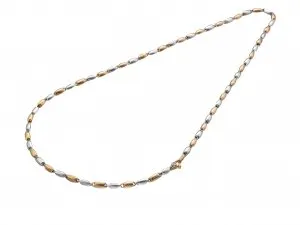 Chimento two-tone gold and diamonds crew neck 1G05314ZB7450