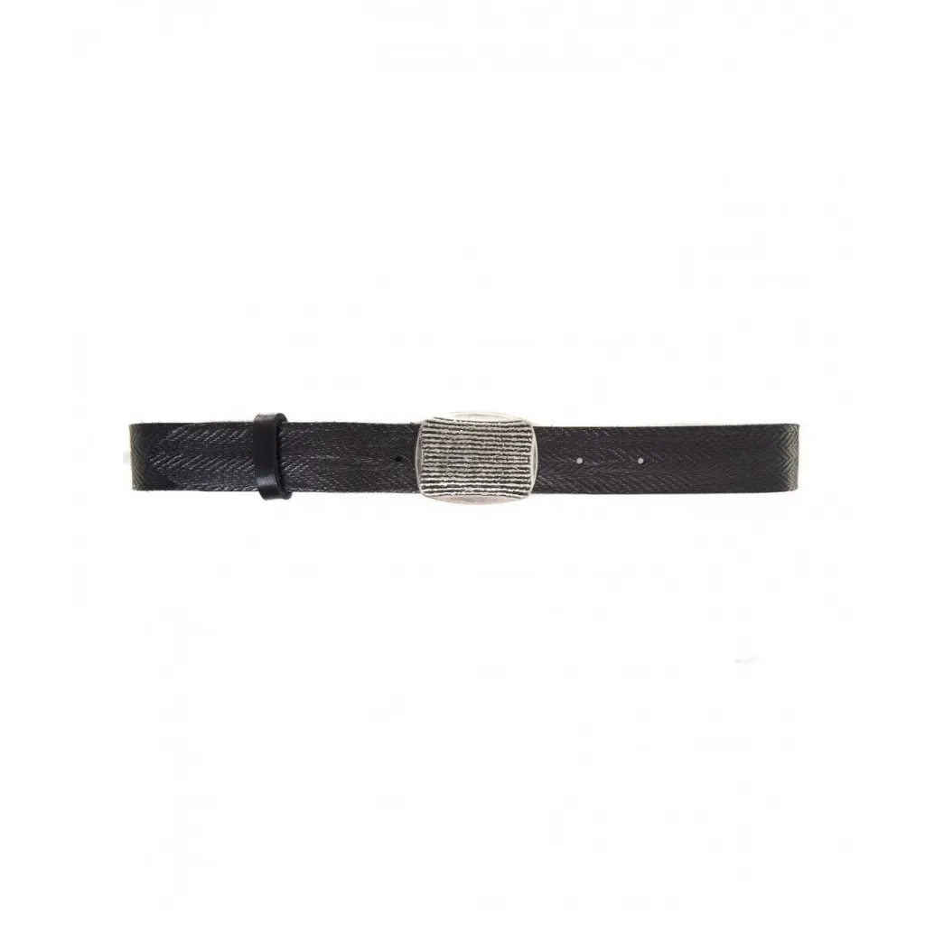 Cintura in pelle Verdi nero