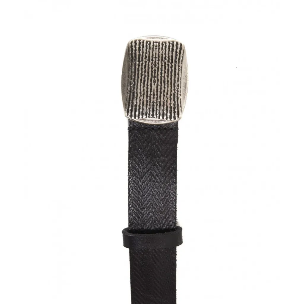 Cintura in pelle Verdi nero