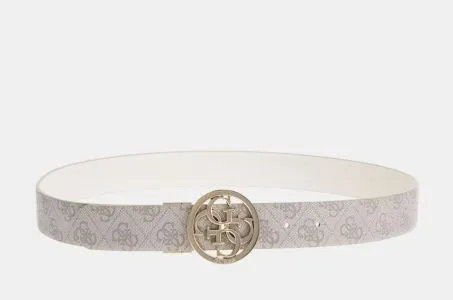 Cintura Reversibile Guess Noelle BW9062P4135 DVL Bianco Logo