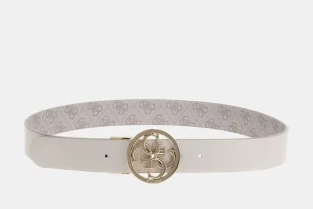 Cintura Reversibile Guess Noelle BW9062P4135 DVL Bianco Logo