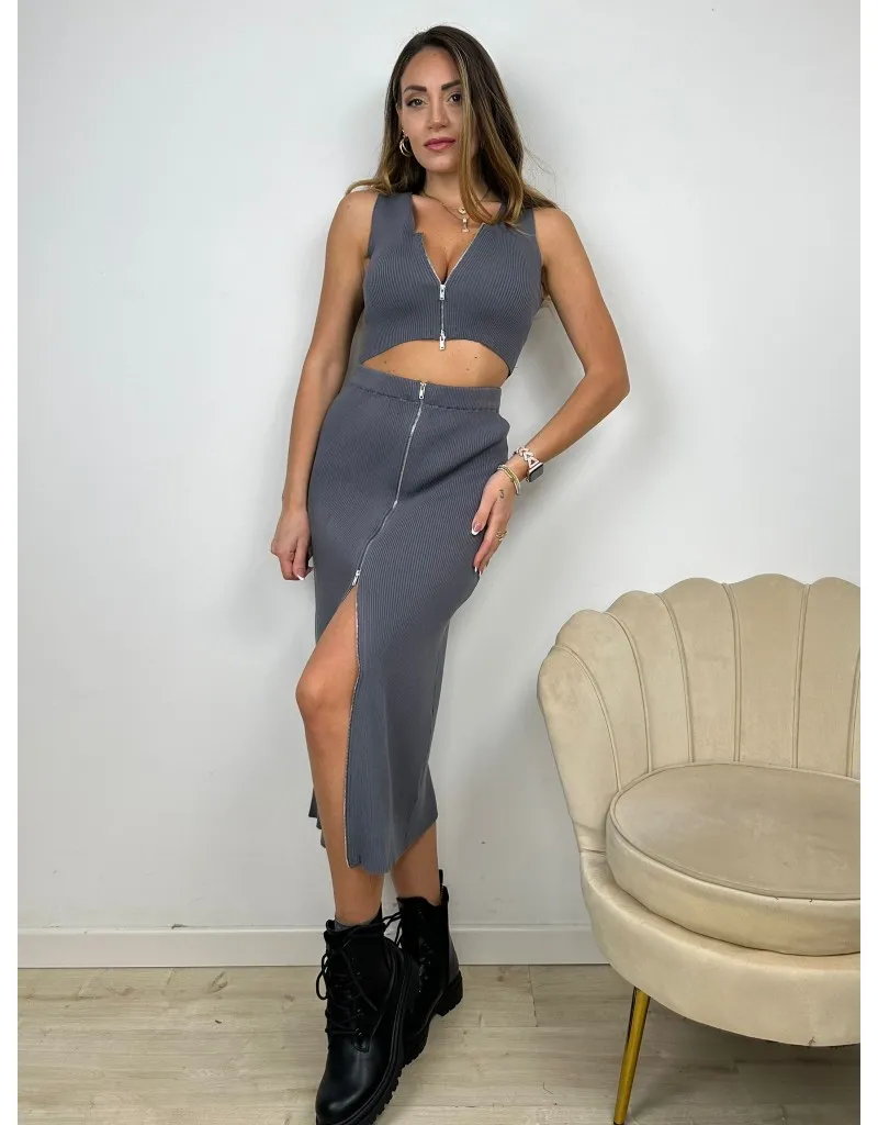 CO ORD SET KIM GRIGIO