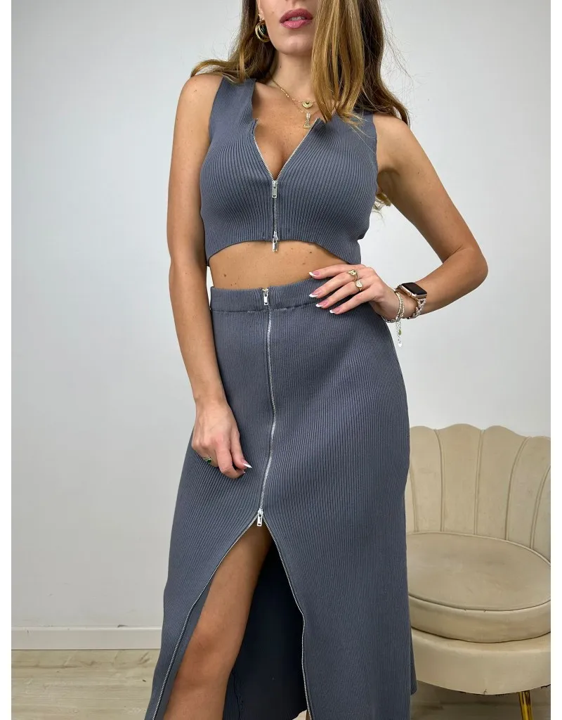 CO ORD SET KIM GRIGIO
