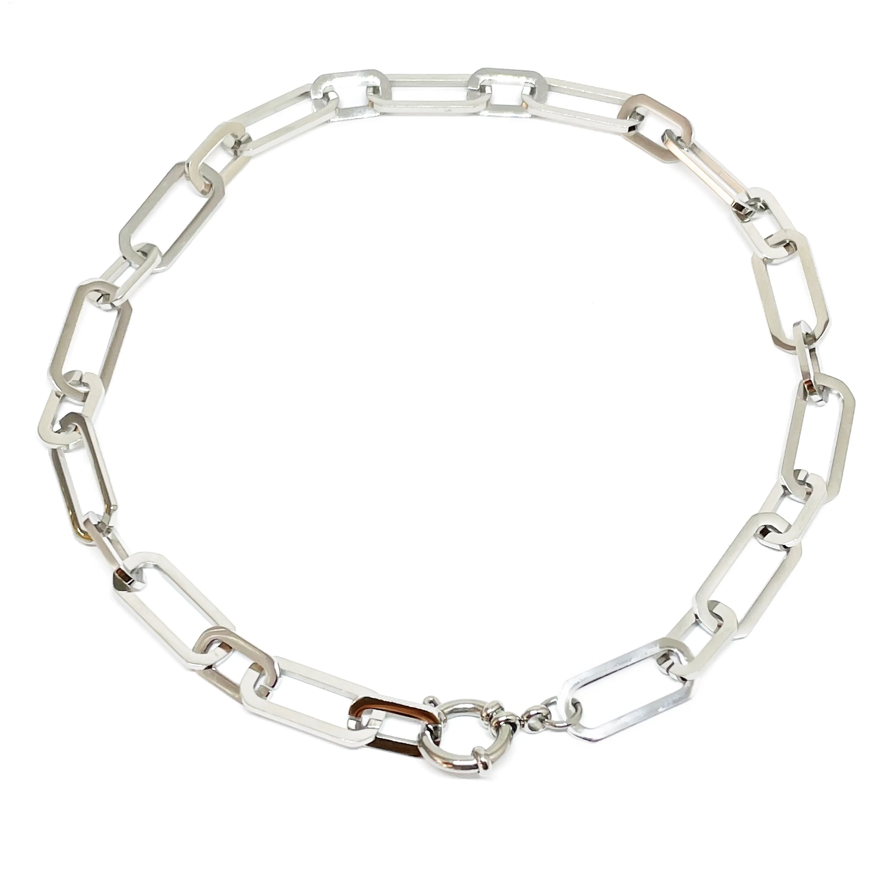 COLLANA CATENA SLIM RECTANGULAR