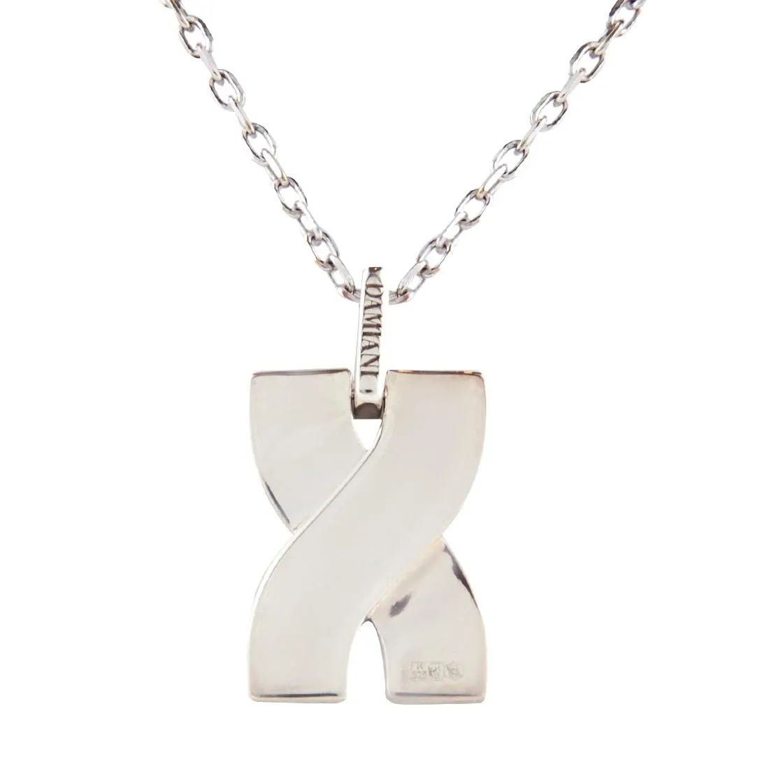 Collana in argento e oro rosa