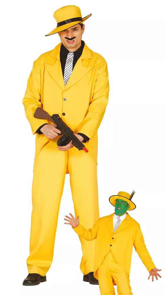 Costume da cattivo giallo da uomo