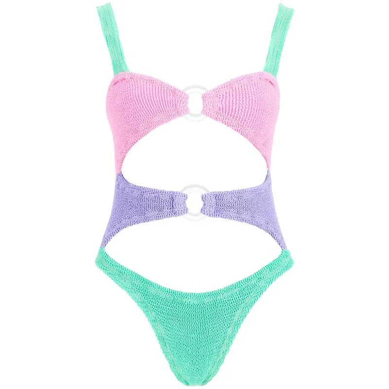 Costume intero Corset color-block