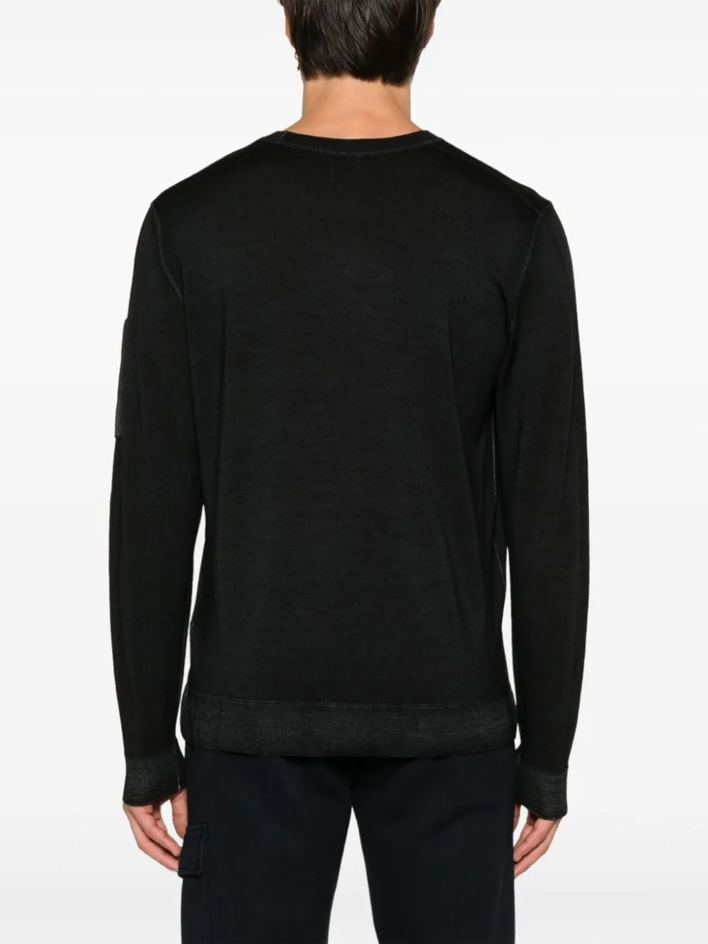 C.p.company Maglia Nero Uomo con dettaglio Lens