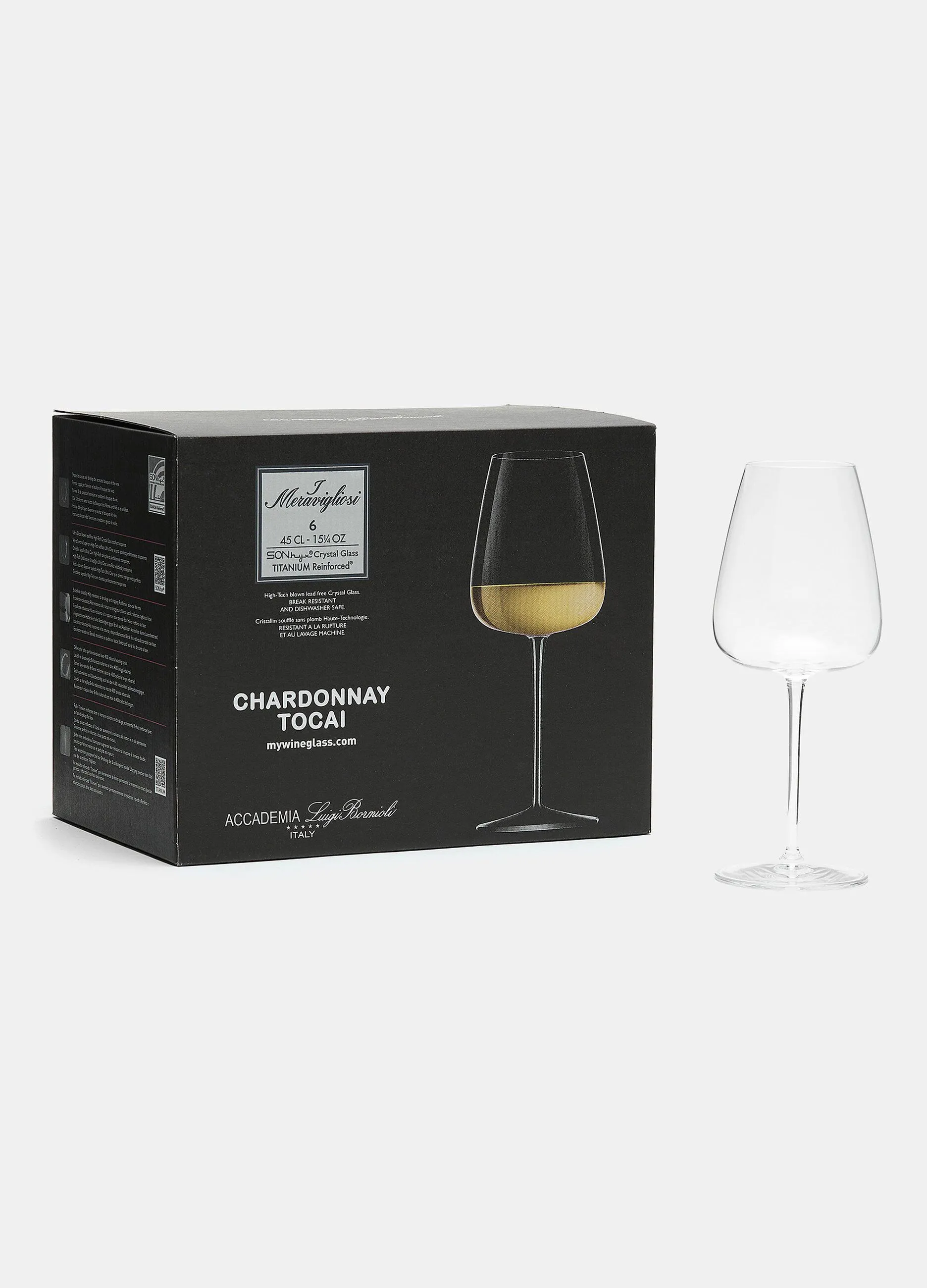 CROFF  Set 6 calici da vino bianco