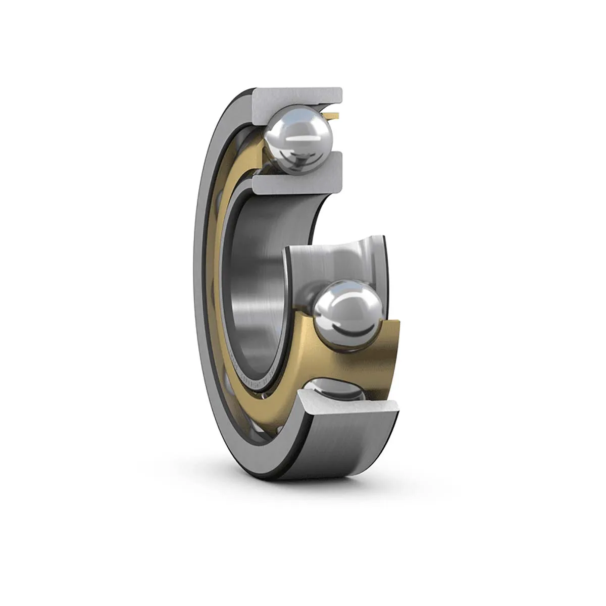 Cuscinetto a sfera Cuscinetto a sfere a contatto angolare a una corona SKF in Acciaio, Ø int. 35mm, Ø est. 80mm, Largh.
