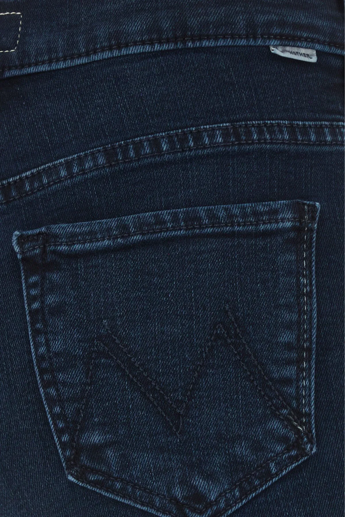 Dark blue stretch denim The Weekender Fray jeans    