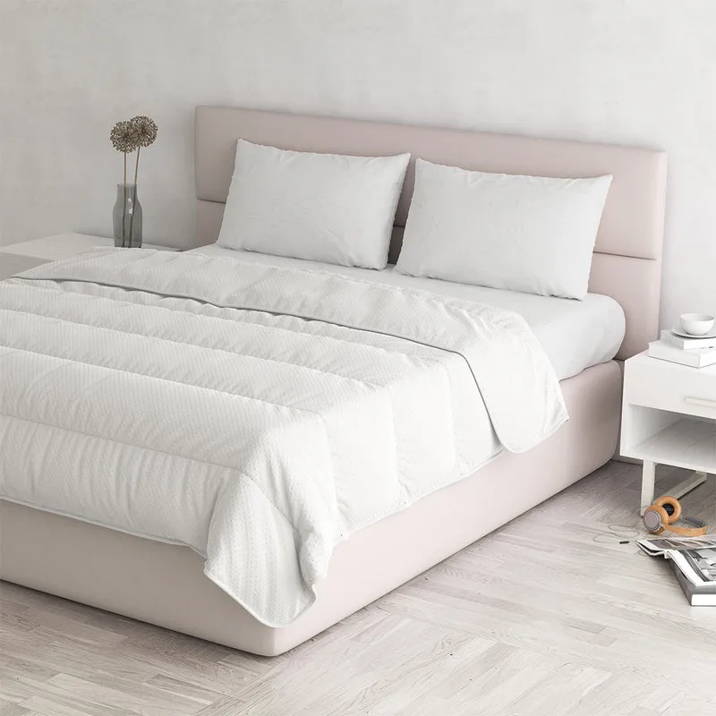 DATEX Piumino estivo bianco trapuntato